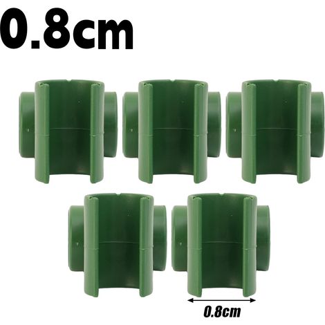 5/50 croix en plastique pour tuteurs de jardin, poteaux de fixation, attaches, barre de serrage, boucle réglable 8/11/16/ (1/5)