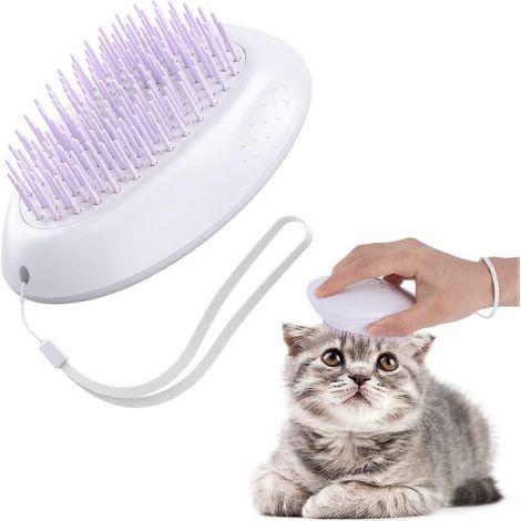 Katzenbürste, Hundebürste, professionelles Haustierpflegegerät, Tierhaarkamm und Entwirrungsbürste, schnell und einfach anzuwenden.