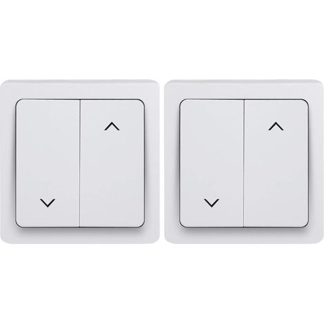 Blok Courant encastrable Boitier Mural Interrupteur va et Vient Gamme Diam2 Prises 2P+T 16A Et 2 Vv Blanc Lot de 2 (1/5)