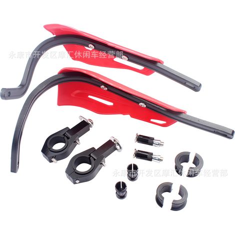 Offroad-Motorrad ATV Strand 22mm/28mm variabler Lenkerdurchmesser Aluminiumlegierung Sturzschutz Handprotektoren Windschutzscheibe CRF rot (1/5)