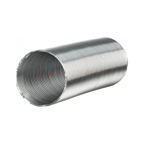 Lüftungsrohr FLEX115/3 – flexibler Aluminiumschlauch, Durchmesser 115 mm, Länge 3,0 m (1/2)