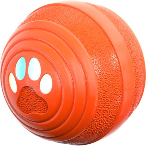 Giocattolo interattivo per cani, 4 modalità di gioco, palla con rotolamento automatico, guscio in TPU resistente, ricaricabile (taglie piccola e media)
