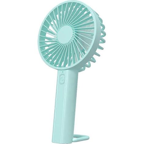 Ventilateur de bureau rechargeable F35 avec trou de suspension, puissant et portable, 1200 mAh (1/5)