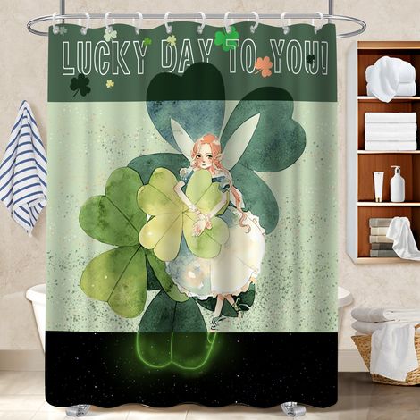 Rideau douche polyester 180x180 avec 12 œillets bâche de douche pour loft industriel (1/5)