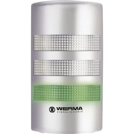 Werma Signaltechnik Kombi-Signalgeber LED 691.400.55 Dauerlicht, Blinklicht 24 V/DC 85 dB (1/2)