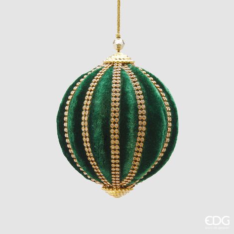 EDG Palla Spicchi Velluto Verde Oro D10 C3 (1/4)