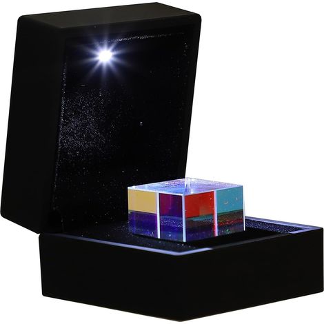 Prisme optique en verre Ipetboom 25 mm, carré pour la décoration (1/5)