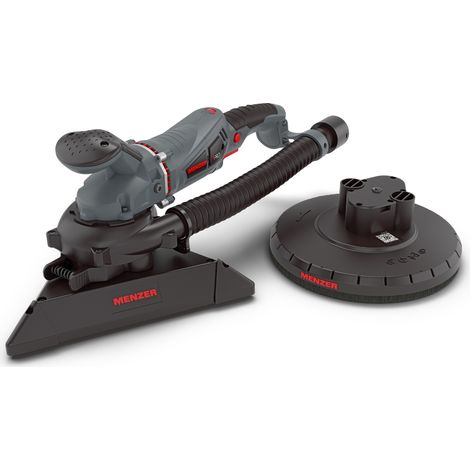 MENZER Trockenbauschleifer TSW 225 PRO mit Wechselkopfsystem inkl. Schleifscheiben-Set