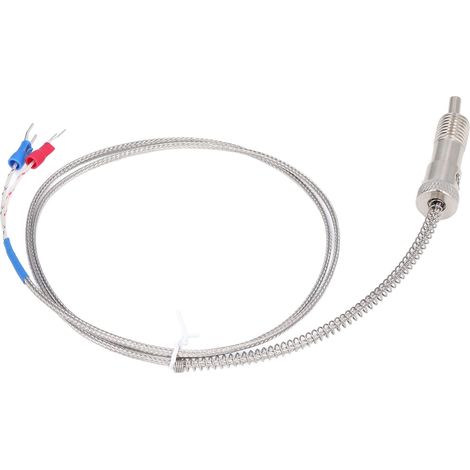 Thermocouple à résistance K compression ressort nickel silicium capteur de température M12 1 mètre (1/5)
