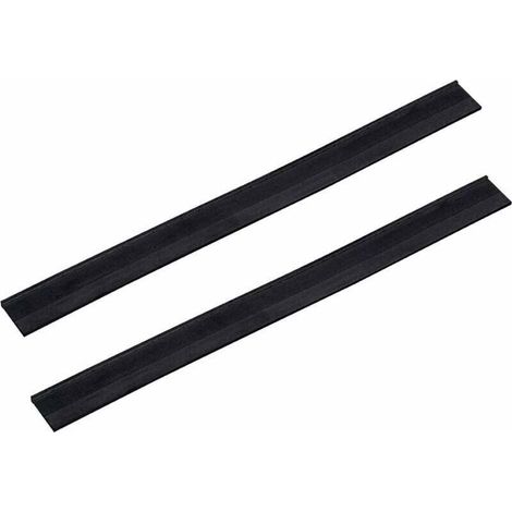 Lames de nettoyage de vitres de rechange pour aspirateur de vitres 2 pièces 280mm raclette caoutchouc accessoire recharge remplacement pour Karcher WV2 WV5 (1/4)