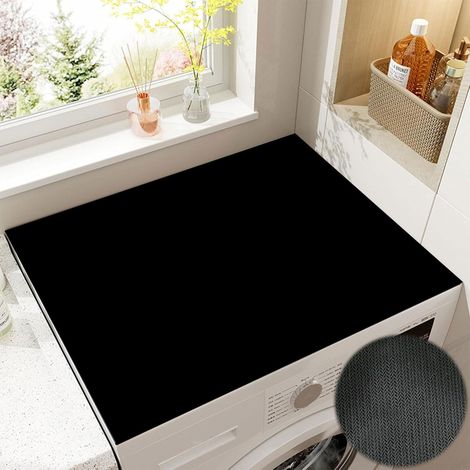 1 Housse de protection,60x60 cm,antidérapante,terre de diatomées,pour lave-linge,sèche-linge,cuisine,salle de bain