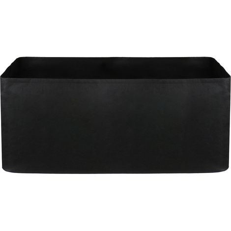 Multifunktionaler Pflanzsack aus Filz – Große Größe (120 x 60 x 40 cm), schwarz, für Gärten, Balkone und Terrassen (1/5)