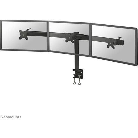 Brazo triple para monitor Neomounts FPMA-D700D3, 10-27 pulgadas, 0-8 kg/pantalla, negro (1/4)