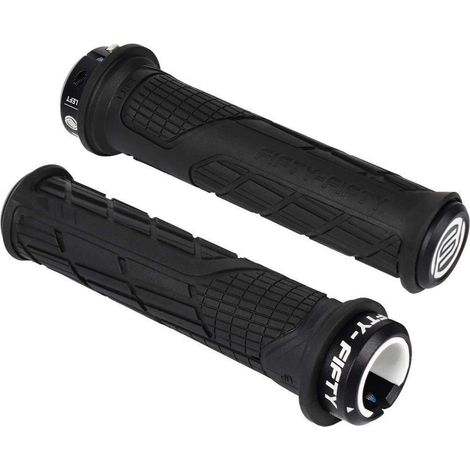 Fahrradgriffe MTB rutschfest Gummi Single Lock-on für Mountainbike E-Bike Schwarz (1/5)