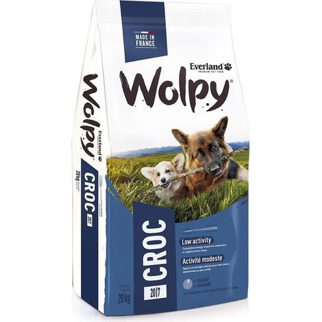 Croquettes pour chien adulte 20kg Alimentation complète pour chiens actifs Saveur appréciée Format économique
