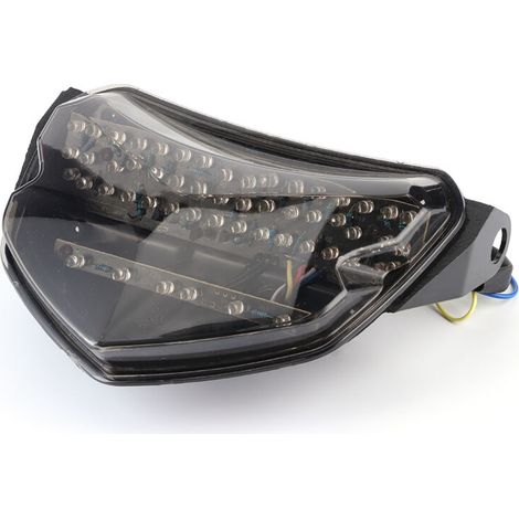 Luz trasera intermitente LED, lente ahumada, apta para Suzuki GSX R 600 750 2004 – 2005
