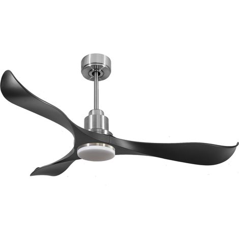 Ventilador de techo Modo Invierno/Verano Termostato Dimable Wifi Motor DC Techos Inclinados Mando a Distancia Luz tres tonos Adaptador 2/3 Aspas Hypersilence
