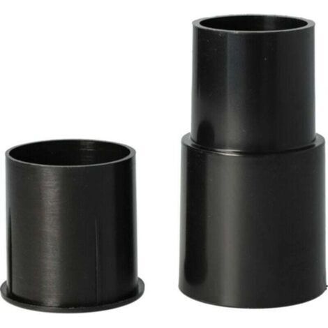 2x Staubsaugeradapter für Staubsaugerdüse, Staubsaugerrohr/Griff mit 32- und 35-mm-Anschluss – schwarz, Kunststoff (1/3)