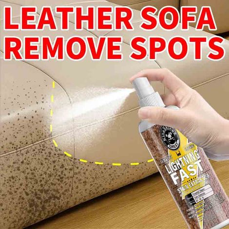 Lederfleckenentferner, hocheffizienter Sofafleckenreiniger, Entferner für schwarze Flecken auf Autositzen und Sofas, Schimmelentferner für Textilien. (1/5)