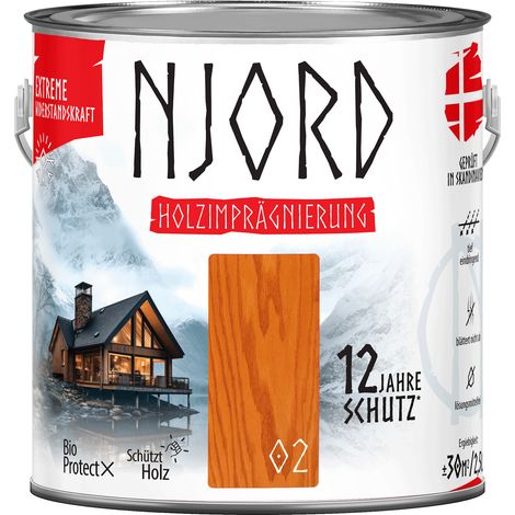 NJORD Extreme Holzimpragnierung (02) Nordische Eibe - 2,5L (1/4)