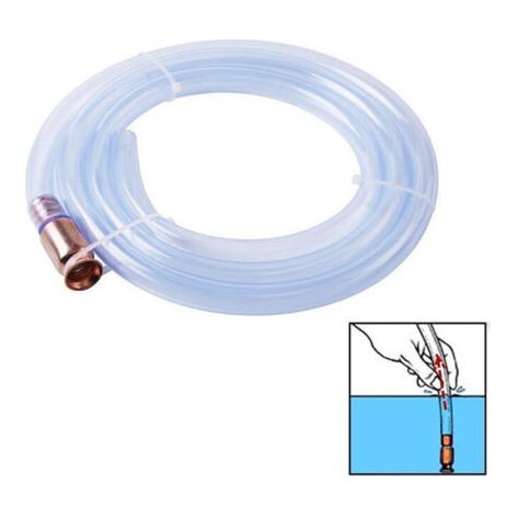 Siphon Hose Manual Pump for Fuel Gasoline Diesel Water Shaker Siphon Transfer Liquid Siphon Self Priming Automatic Pumping Hose (1/4)