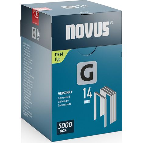 Agrafes en fil plat de type 11, longueur 14 mm, 5000 pièces (1/4)