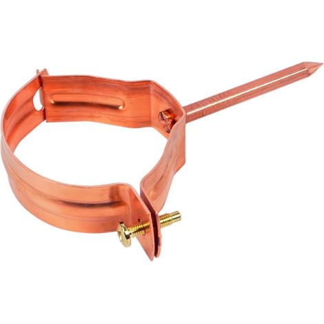 Collier cuivre rond D.80 à pointe non embouti - VMZINC - 220028697 (1/2)