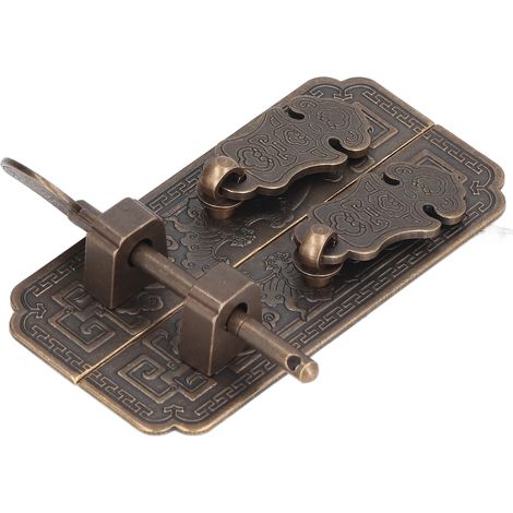 Möbelgriffe aus Messing mit Bronzefinish und einem Glücksfledermausmotiv im Retro-Stil Chinas, für Schränke und Kommoden. (1/5)