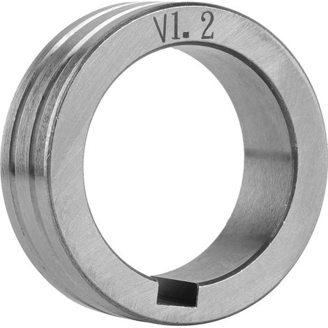 Rouleau d'entraînement de fil de soudage 30 mm / 1,18 po, roue de guidage pour fil de soudage 0,8/1,0/1,2 mm pour Binzel (1,2 mm) (1/5)