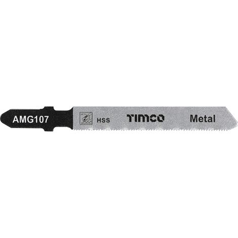 TIMCO Jigsaw Blades Metal Cutting HSS Blades - T118G