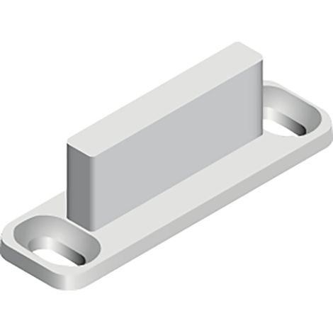 Cinetto PS06 Gleiter zur Designvariante Innenfront Möbelbeschlag Kunststoff grau