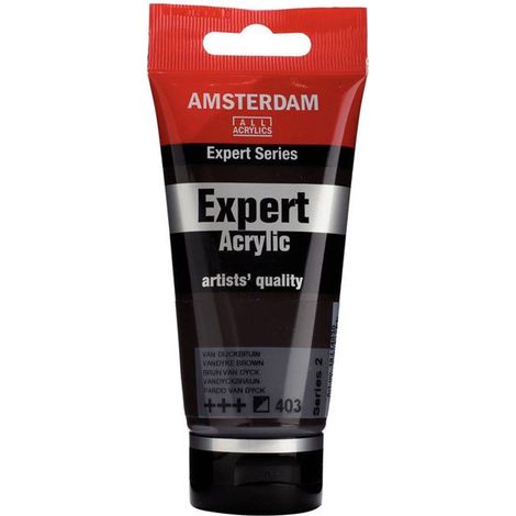Peinture Acrylique - TALENS - AMSTERDAM EXPERT - 75ML - Brun Van Dyke - Finition Mat (1/2)