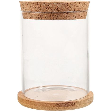 Aquarium en verre transparent pour micro-terrarium d'intérieur (1/5)