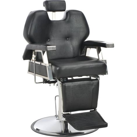vidaXL Poltrona da Barbiere Nera 72x68x98 cm in Similpelle (1/5)