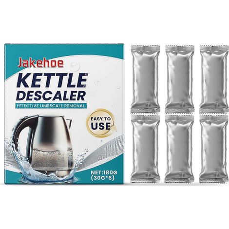 Poudre détartrante pour bouilloires, nettoyage, détartrage, brillance, produit d'entretien ménager pour bouilloires (1/5)