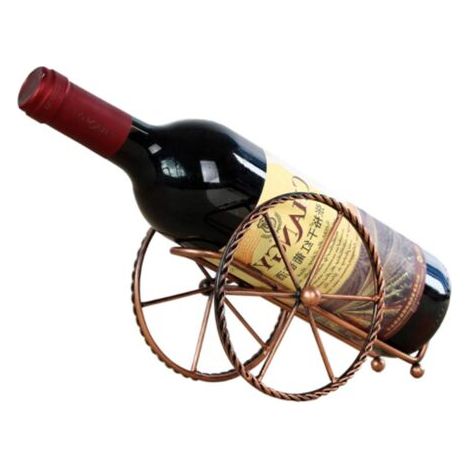 Porte-vin en métal, Bouteille de vin de Table d'affichage, Bouteille en métal Rack étagère de Rangement