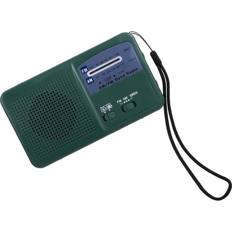 Radio d'urgence : Météo Solaire À Manivelle avec Chargeur De Sos (1/5)