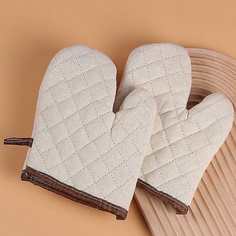 blanc, Pack De Deux , Gants De Four Dans Un Ensemble - En Coton (recycl) (1/4)