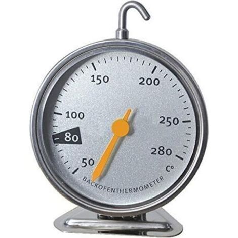 Thermomètre de four en acier inoxydable avec crochet, ustensile de cuisine précis et pratique (1/5)