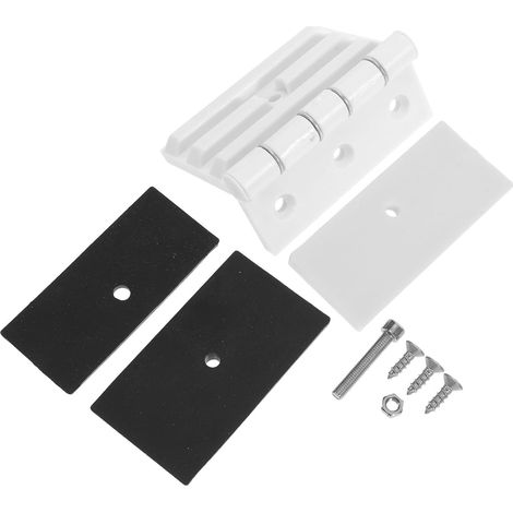 charnière de porte de Sauna en Plastique Blanc (1/5)