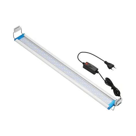 Éclairage pour aquarium, rampe LED, spectre complet avec commandes, 38 cm, lumière bleue et blanche (1/5)
