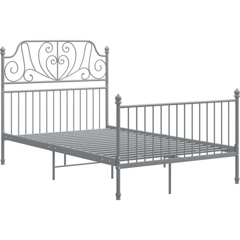 Maison Exclusive - Giroletto Grigio in Metallo 120x200 cm