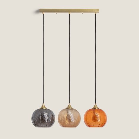 Lampada a Sospensione Vetro Big Klimt Multicolore (1/5)