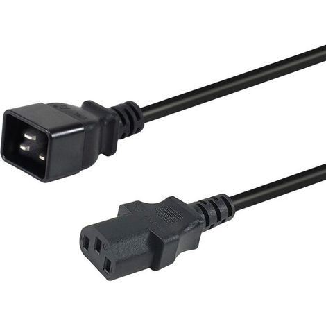 Equip 112140 cable de transmission Noir 1.8 m IEC C20 IEC C13