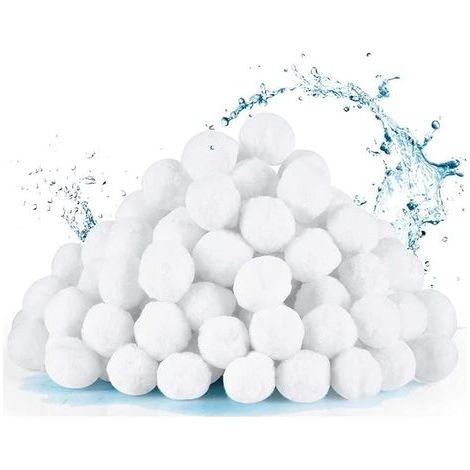 1400g Boules Filtrantes pour Piscine Balle Filtrante Pour Piscine extérieur Filtre à Fibres pour Piscine Filtre à Sable Filtrage (1/5)