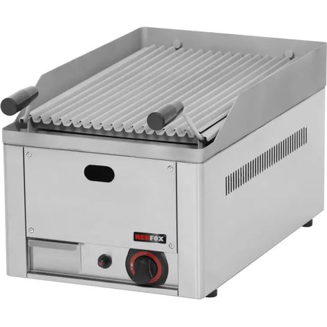 Grill pierre de lave à gaz 31x48 TOP REDFOX - GL 30 GS - REDFOX