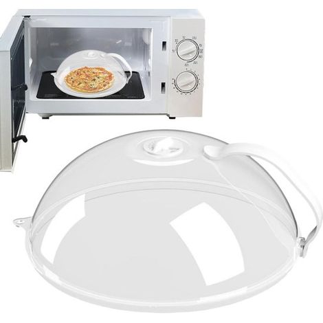 Protection anti-éclaboussures pour micro-ondes, anti-mouches, couvercle d'assiette, résistant aux éclaboussures, résistant à la chaleur, oléofuge (1/5)