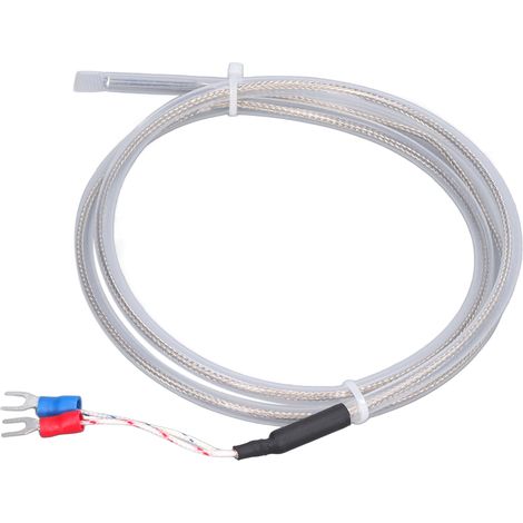 Sonde de température de haute précision BERM de type K, thermocouple PT100, plage de mesure 0-200 °C, longueur de câble 1 mètre. (1/5)
