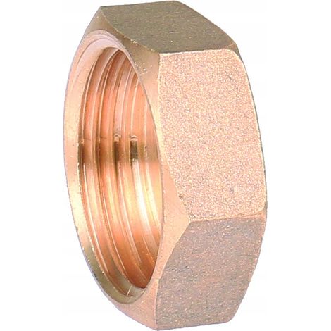 Tapón de latón de 1/2" de color agua