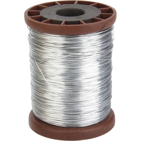Fil De Fer Galvanisé De 0,5 Mm, 500 G, Pour Cadres, Outil D'apiculture, 1 Rouleau (1/5)